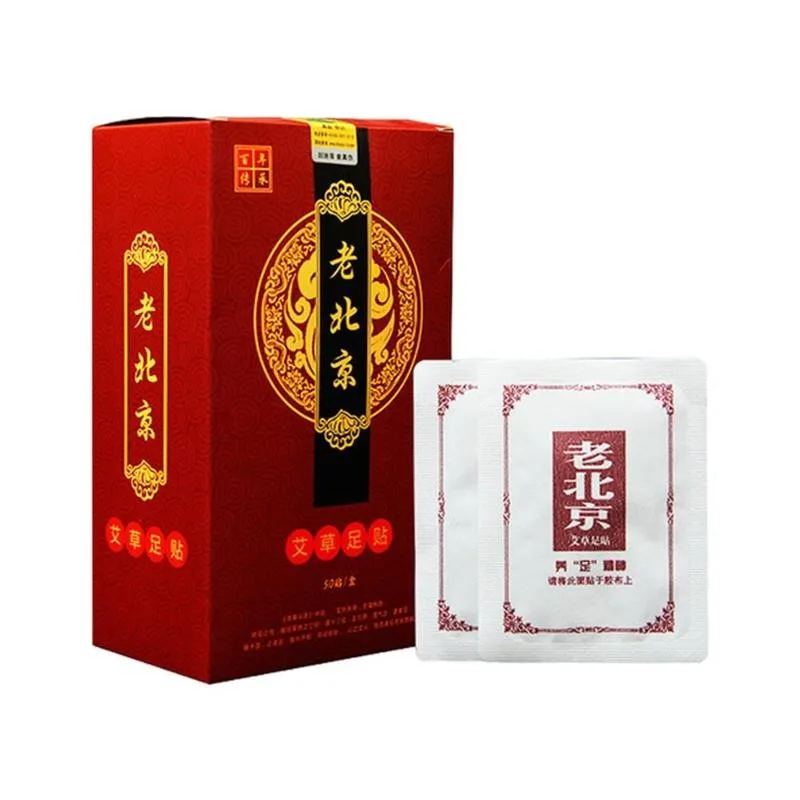 

50Pcs Foot Patch Wormwood Moxibustion Plaster Lose Weight Body Detox Improve Sleep Quality Eliminate Fatigue Chinese Healthcare