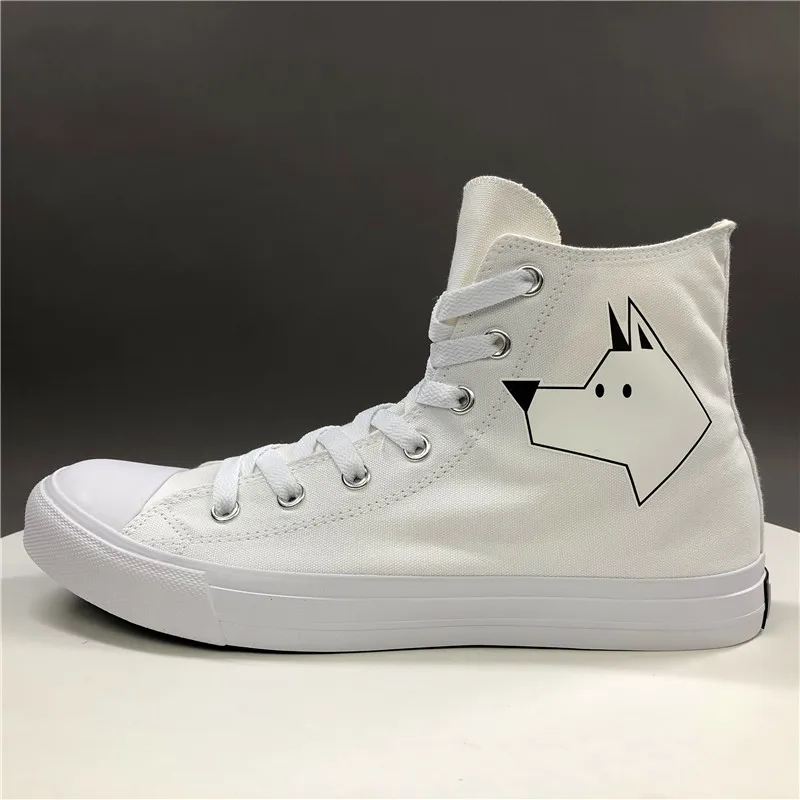 Кеды Wen с геометрическим рисунком однотонные белые холщовые кроссовки унисекс на