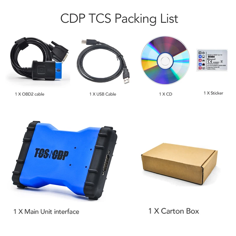 

2020 NEWEST Super CDP TCS Bluetooth 2017.R3/2017.R1 with Keygen OBDII Scanner MVdiag Multidiag Cars Trucks OBD2 Diagnostic tool