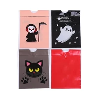 27re cute halloween drawstring candy bags for kids trick or treat bags for kids gift design with pumpkin ghost black cat