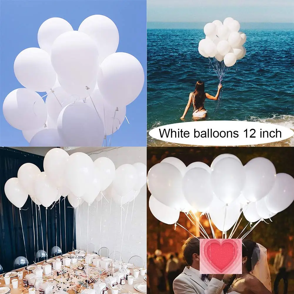 

85pcs/lot DIY 4D Gold Macaron White Balloons Garland Arch Marble Baby Shower Birthday Party Wedding Decor