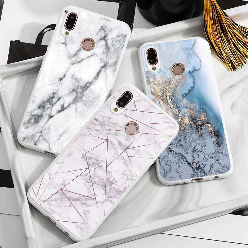 Мраморный Мягкий чехол из ТПУ для Huawei Nova 5T 8I P30 P40 P20 Mate Honor 9X 8A 8X 10I 50 Pro 10 20 Lite E P Smart 2021