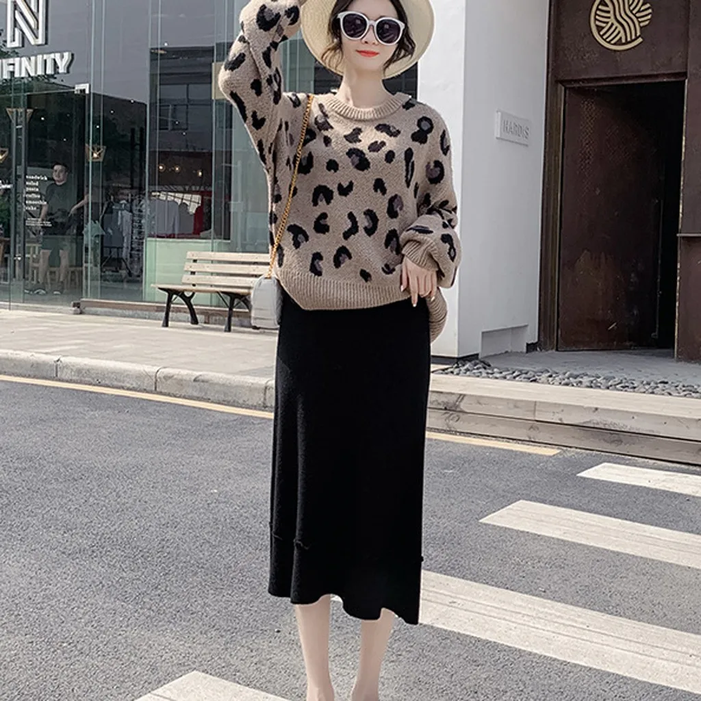 Faldas mujer moda юбки женские элегантные свободные однотонные зимние юбки для отдыха Длинные женские юбки jupe femme saia midi