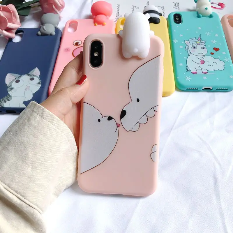 7 XS Max 3D чехол для Coque iPhone XS Max iPhone 5 5S SE чехол Etui Единорог Kawaii чехол для Funda iPhone 6 6S 7 8 Plus X XR XS чехол - Цвет: 7
