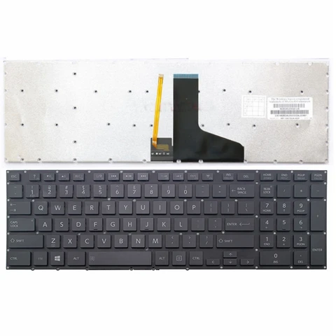 Для Toshiba Satellite P50 P50t P50-A P55 P55-A P50T-A P50-B P75 P70-A клавиатура ноутбука американская раскладка запасная часть с подсветкой английский