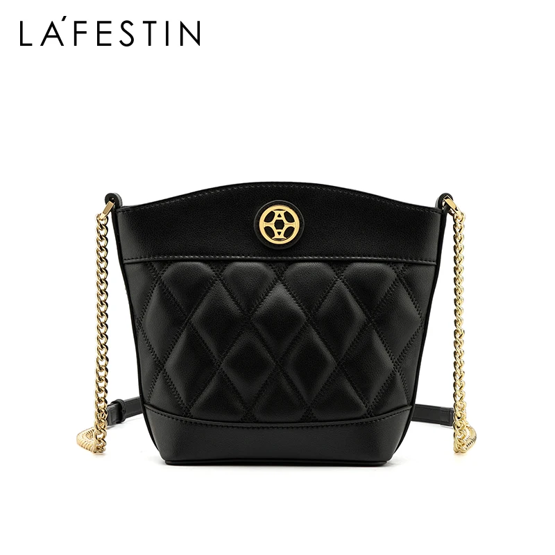LA FESTIN designer bucket bags 2021 new tide spring and summer fashion messenger female bag wild shoulder chain small women | Багаж и
