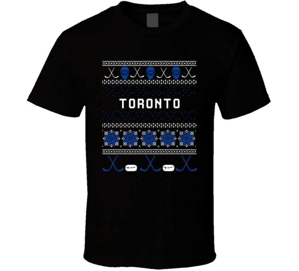 

Toronto Hockey Ugly Sweater 8bit Pixel Fan T Shirt