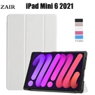 Чехол из экокожи для ipad mini 6, 8,3 дюйма, A2568, с автоматическим спящим режимом и пробуждением