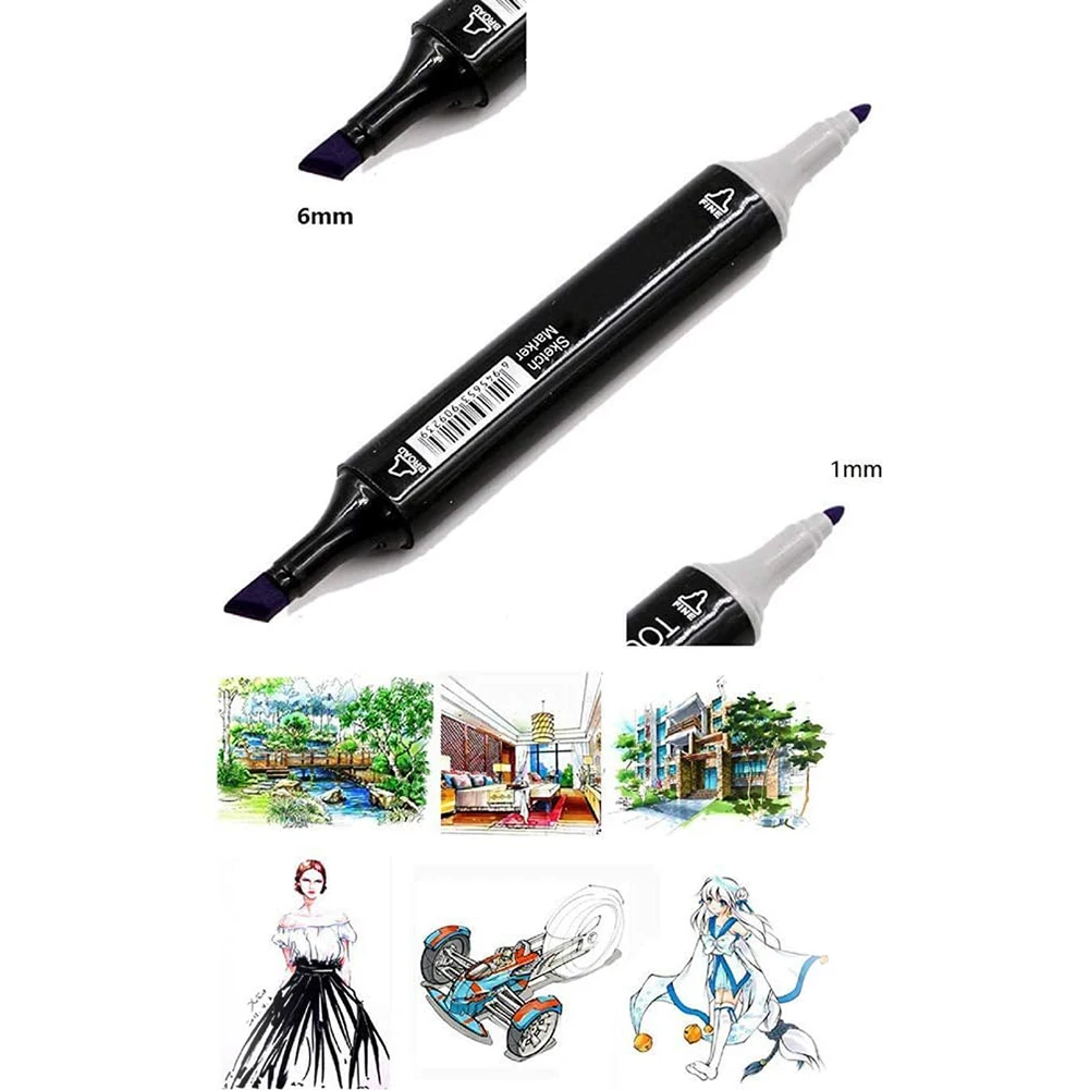 

168 Colors Art Markers Set Alcohol Based Ink Sketch Marker Pen For Artist Drawing Manga Animation Supplies