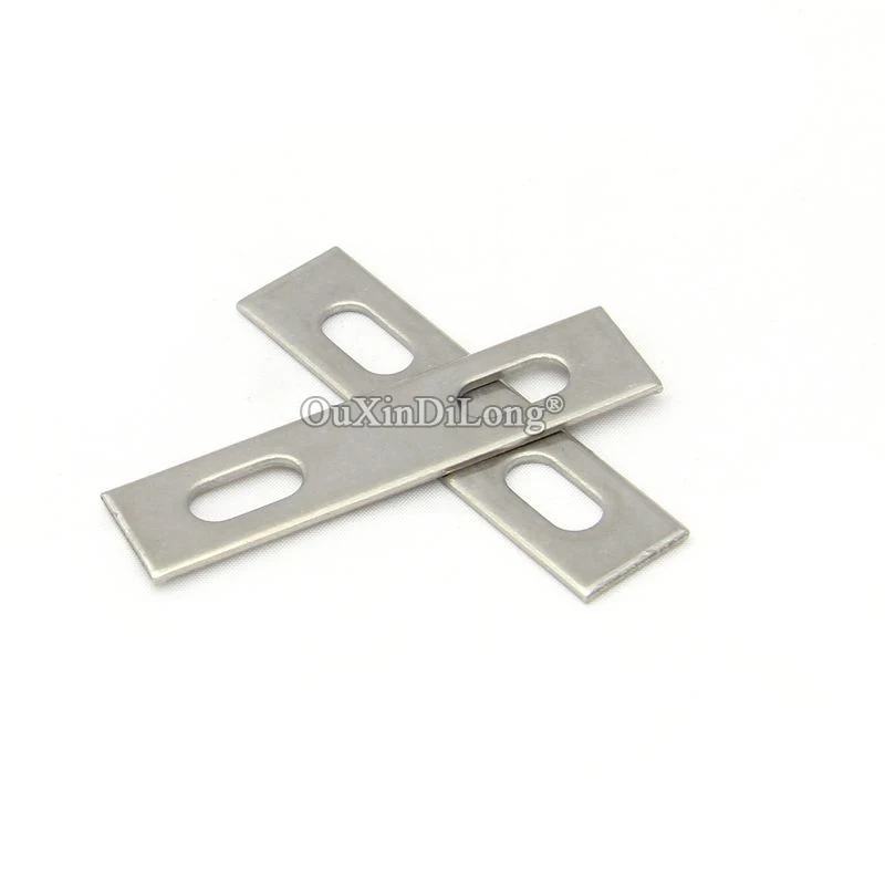 

Оптовая продажа, 50 шт., 304 плоская прямая мебель из нержавеющей стали, зеркальная доска, каркасные полки, держатель, кронштейны, соединители