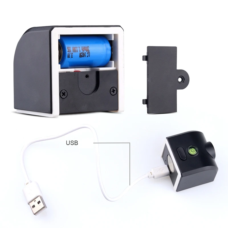 Лазерный уровень PINTUDY с 2 поперечными линиями Красного/зеленого цвета