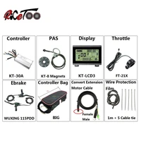 ricetoo electric bicycle parts lcd display kt 30a controller pas ebreak thumb throttle for ebike kit without motor and rim