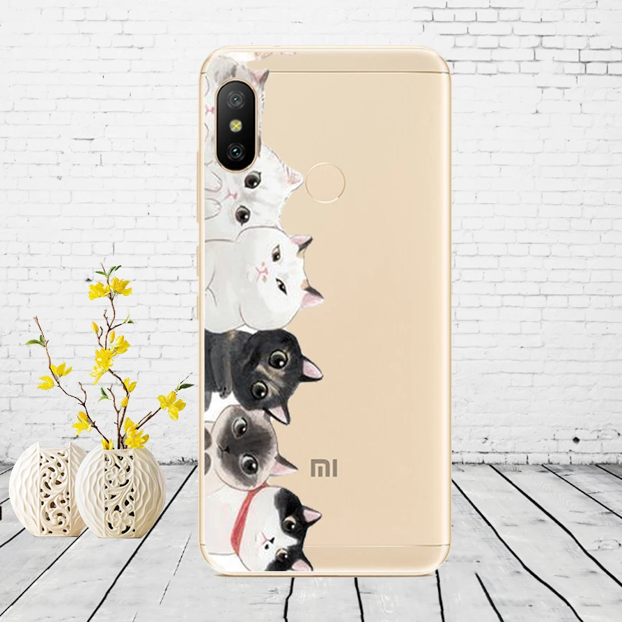 F24 Силиконовый чехол для Xiaomi mi A2 LITE, чехол с полной защитой, мягкая задняя крышка из ТПУ, чехол для телефона s для Xio mi A2 LITE, бампер - Цвет: F24