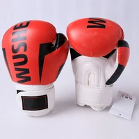 alphabet type boxing gloves for childs taekwondo fighting sanda mma training gloves indoor gym kick boxing pu leather
