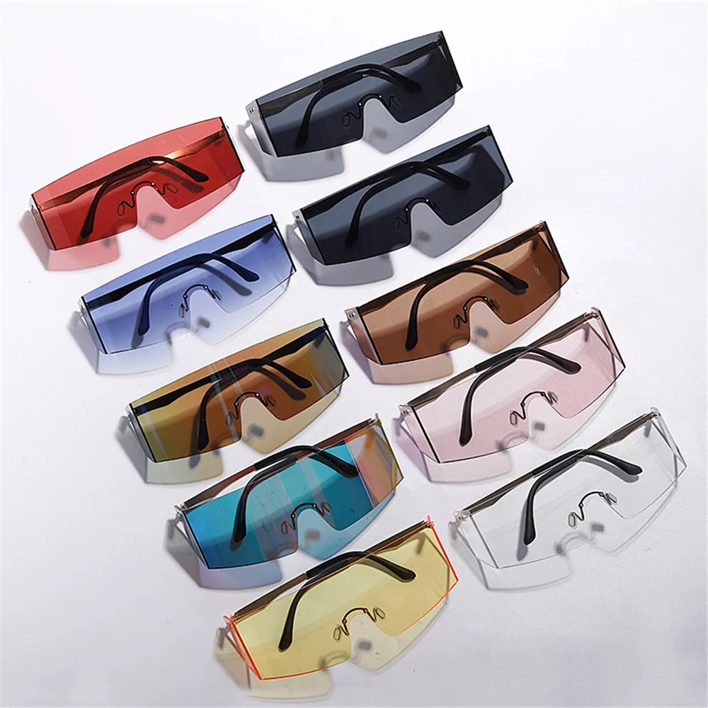 

1Pcs Luxury Goggle Sunglasses Women Oversized Sunglasses Men Small Glasses Ladies Vintage Sunglasses Retro 2020 New