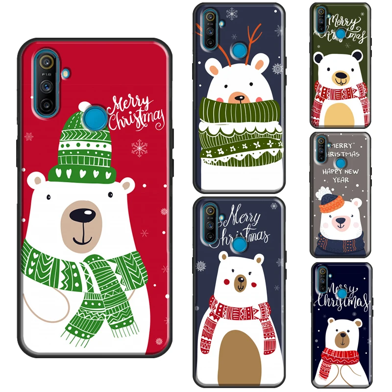 Чехол с надписью Merry Christmas Polar Beer для OnePlus 10 Pro 9 8T Nord2 9R чехол Realme GT Neo 2 Master C21 8i 9i 8 |