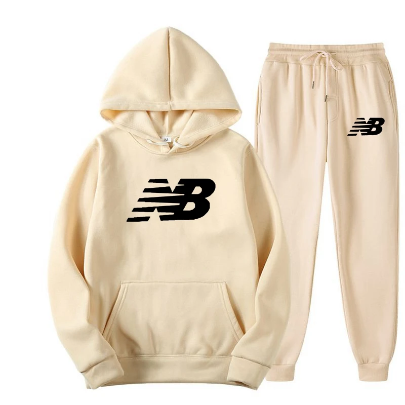 

Men Set Brand Pocket Hoodies+Pants Sets Tracksuit Men's Casual Slim Fit Sportswear Male Sweat Shirts Jogging Tracksuits Clothing