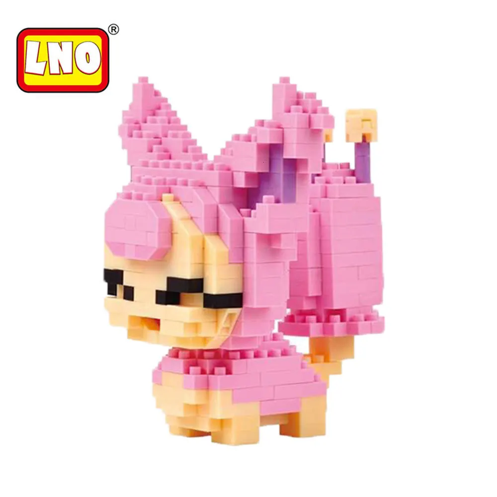 LNO пластиковые строительные блоки Аниме Пикачу Фигурки игрушки Charmander модель