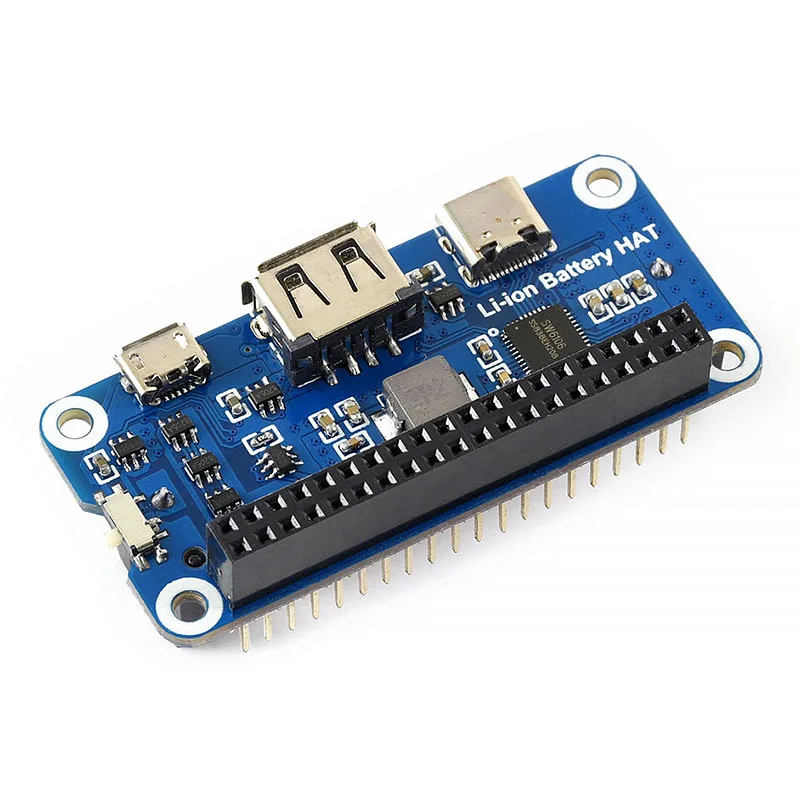 Raspberry Pi 4 Модель B Плата расширения литиевой батареи SW6106 5V Выход двухсторонняя