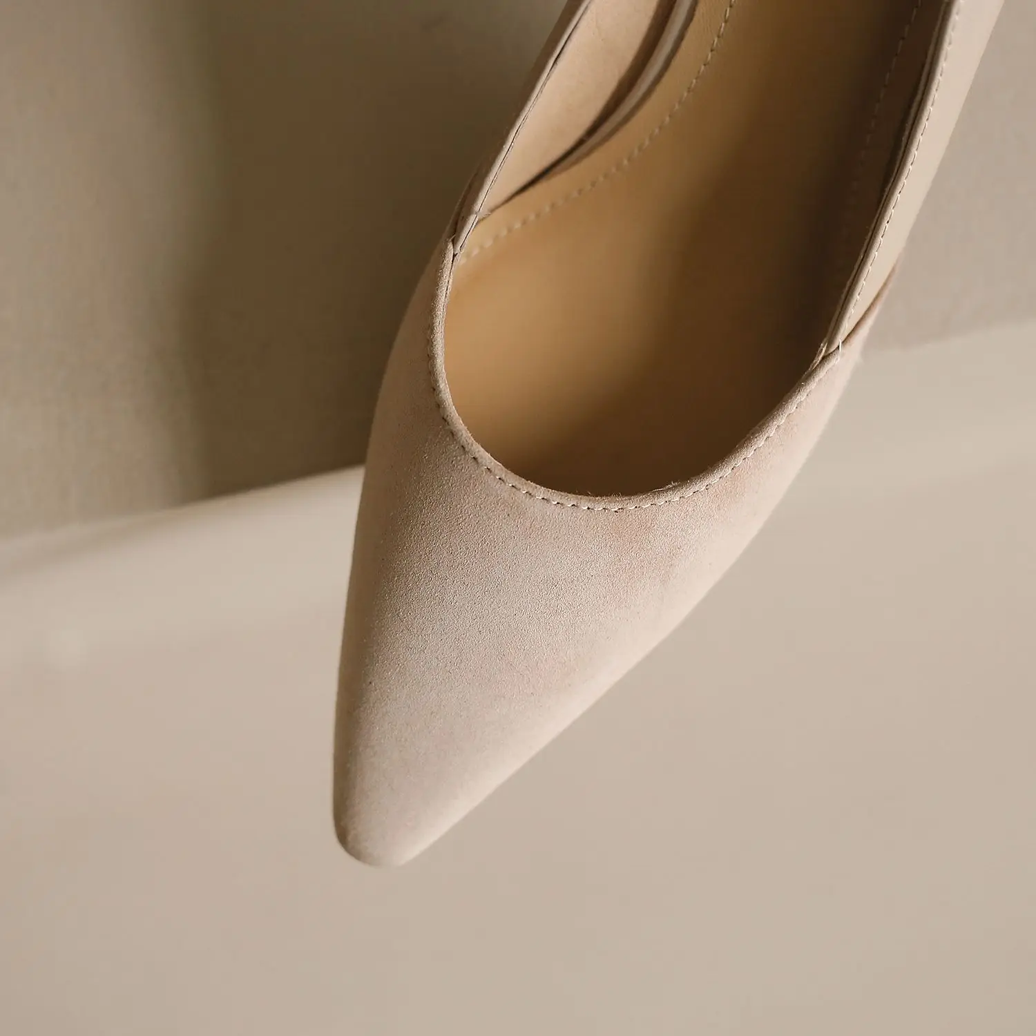 Туфли-лодочки Kanseet женские на высоком каблуке с острым носком из натуральной кожи