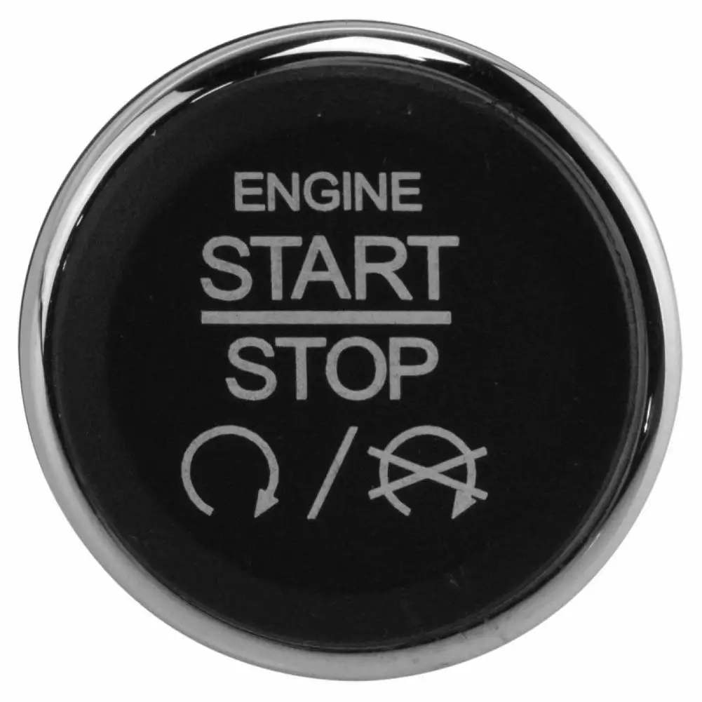 

One Click Start Keyless Button Car Engine Start Stop Button Switch Replacement Push Button Accessories For Jeep Dodge Chrysler