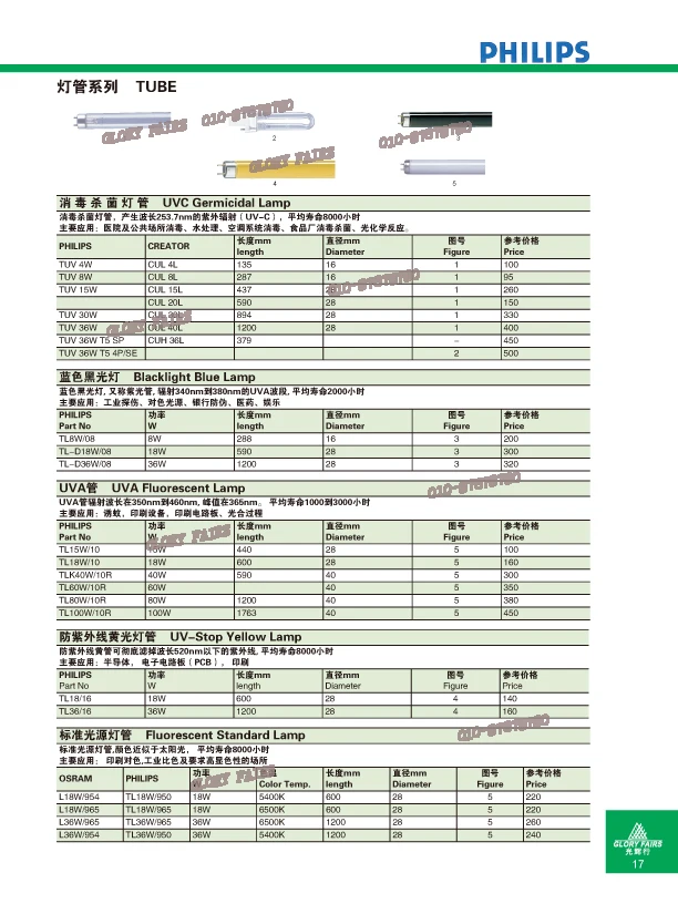 PH TUV 9W PL-S 9W/2P ultraviolet lamp UVC water air UV disinfection purification 253.7nm 254nm tube germicidal UV-C lights | Освещение