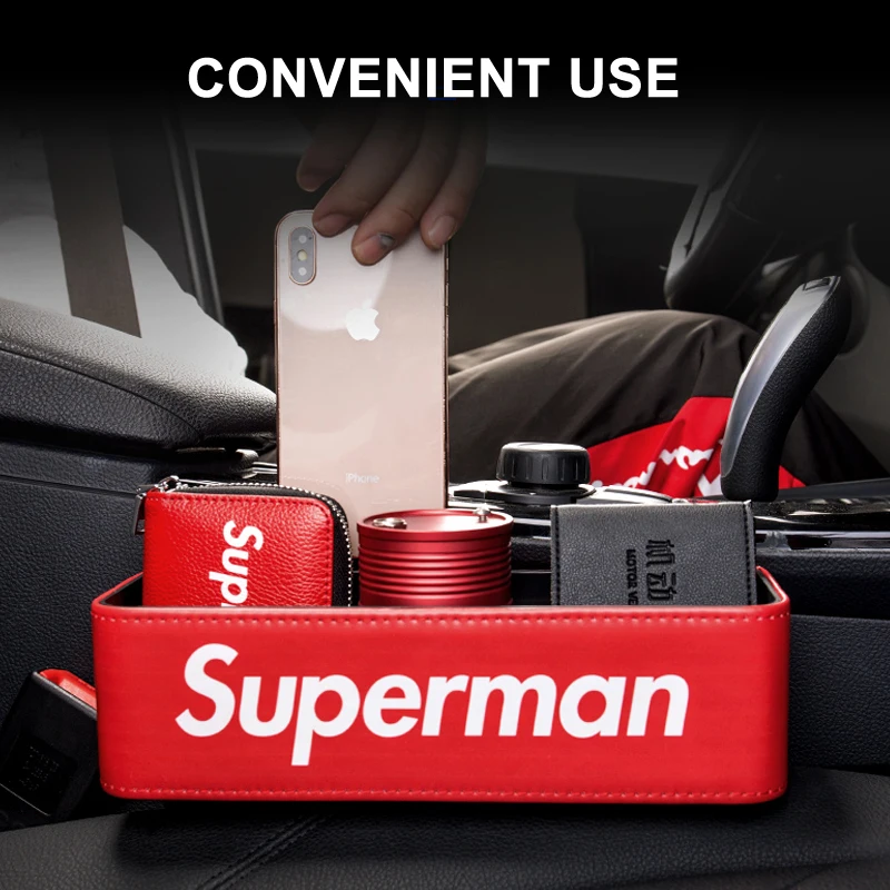 DC Marvel мультфильм модные аксессуары автомобильное сиденье зазор Органайзер