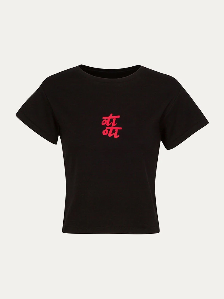 

!!! 11.21 Hot Sale Fashion Cotton T-shirt Women Letter Print Short Sleeve Tee Black White Color