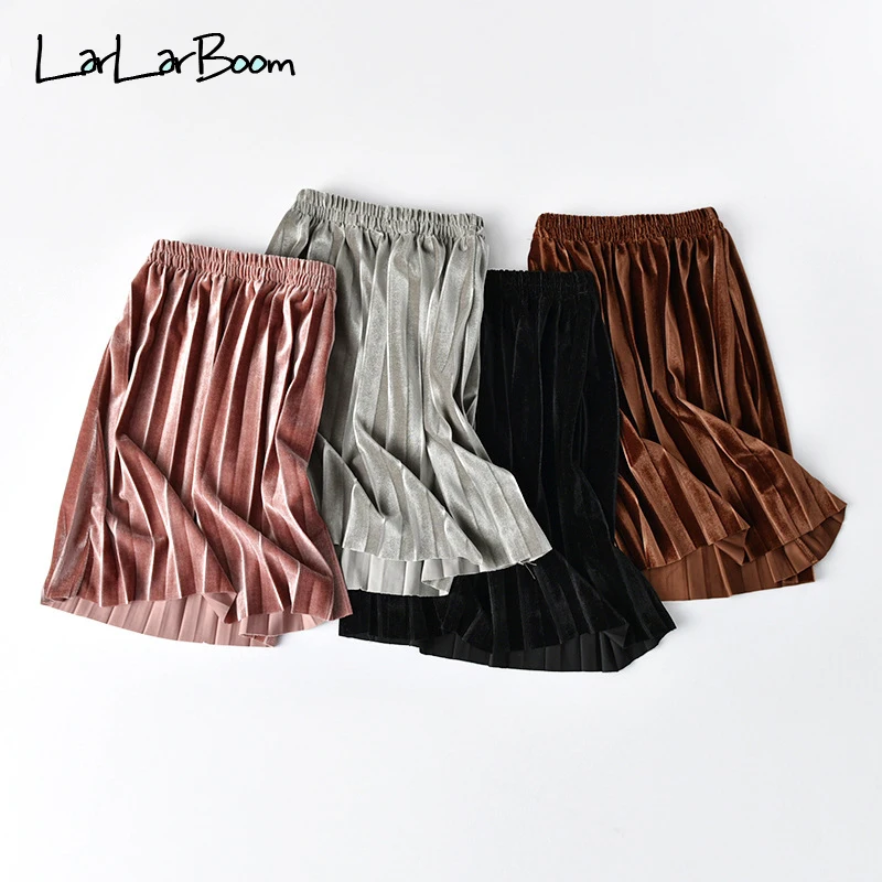 Юбка для девочек larboom модная весенняя детская одежда новинка 2019 однотонная