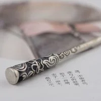 

Designer original new silver hair accessories hairpin retro elegant charm style female models wishful golden hoop jewelry