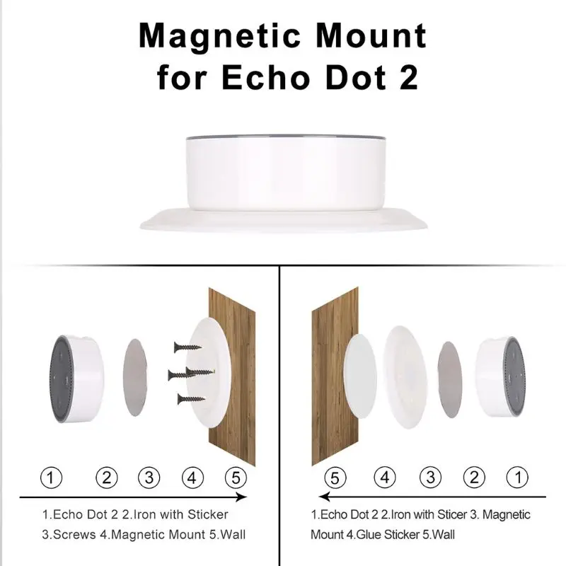 Магнитный настенный кронштейн для Echo вход Google Home в мелкий горошек вешалка держатель подставка аксессуары для кухни товары для дома