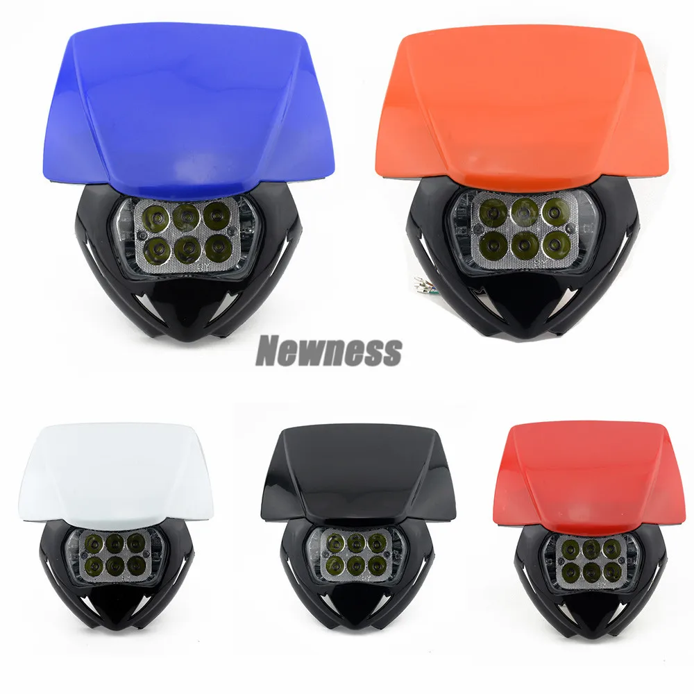 Универсальный Мотоцикл Байк светодиодный головной обтекатель для велосипеда
