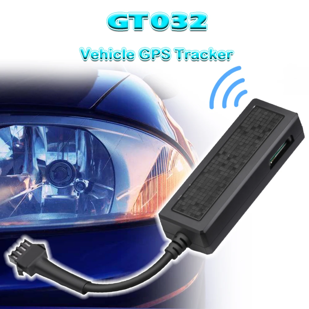 4PIN gps трекер GT032 для транспортного средства устройство слежения локатор пульт