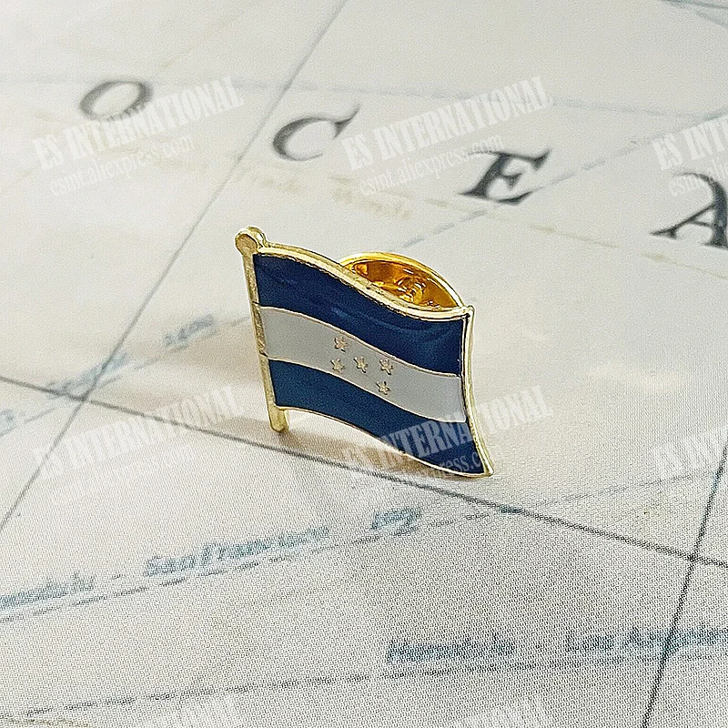 Значок на лацкан с национальным флагом Гондураса брошь из искусственной