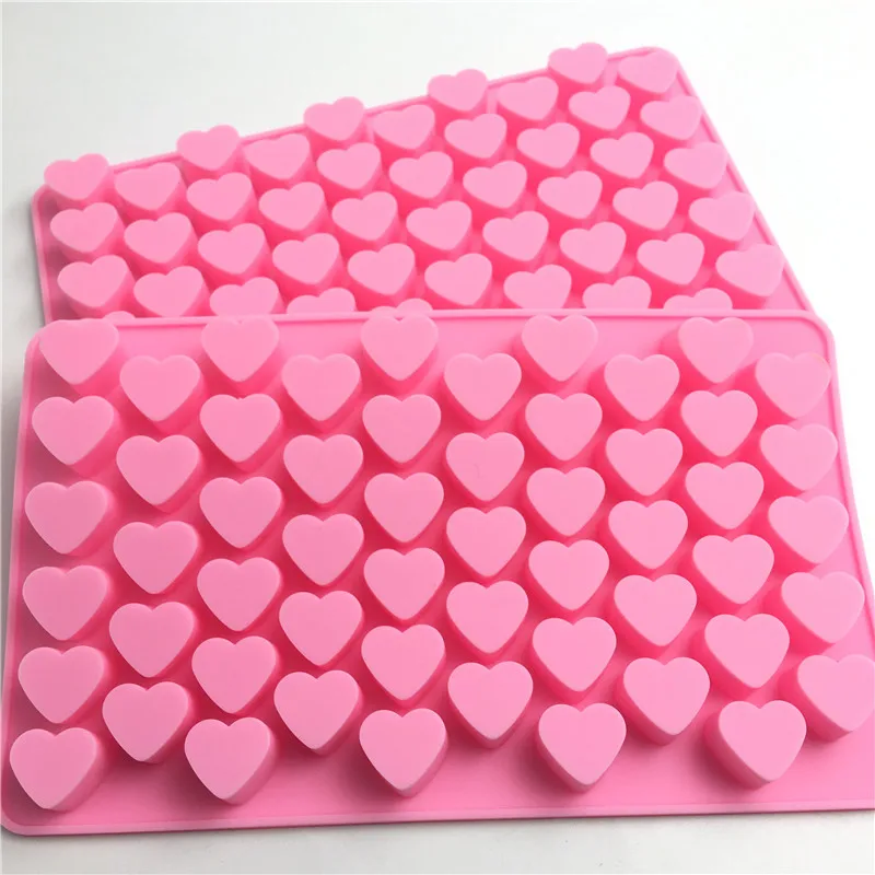 Новинка 55 Супер Мини силиконовая форма для торта в форме сердца шоколада ледяной