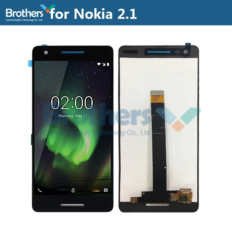 lcd screen for nokia 2 1 lcd display for nokia 2 1 lcd assembly touch screen digitizer phone replacement part tested working top free global shipping