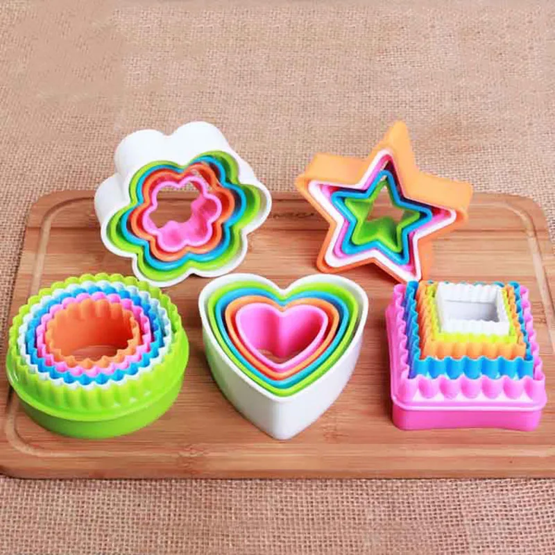 5Pcs Easter Bunny Pattern Plastic Baking Mold Kitchen Biscuit Cookie Cutter Pastry Plunger 3D Die Fondant Cake Decor Tools | Дом и сад