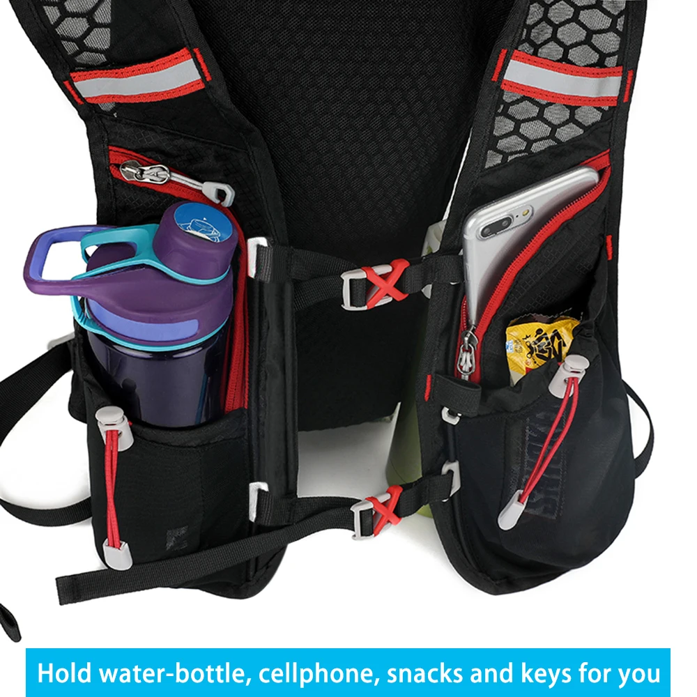 

Hydration Pack Backpack with 2L Water Bladder Super Lightweight Breathable Hydration Vest For Outdoors Running Cycling Climbing