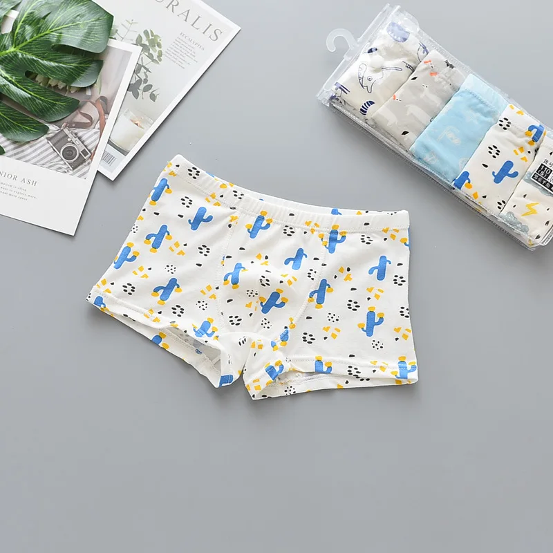 Новинка бесплатная доставка высококачественные трусы боксеры для мальчиков