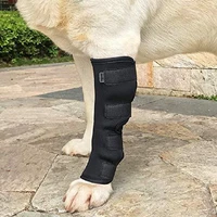 pet dog leg knee brace straps protection for leg hock joint wrap breathable injury recover dog leg protector support parts