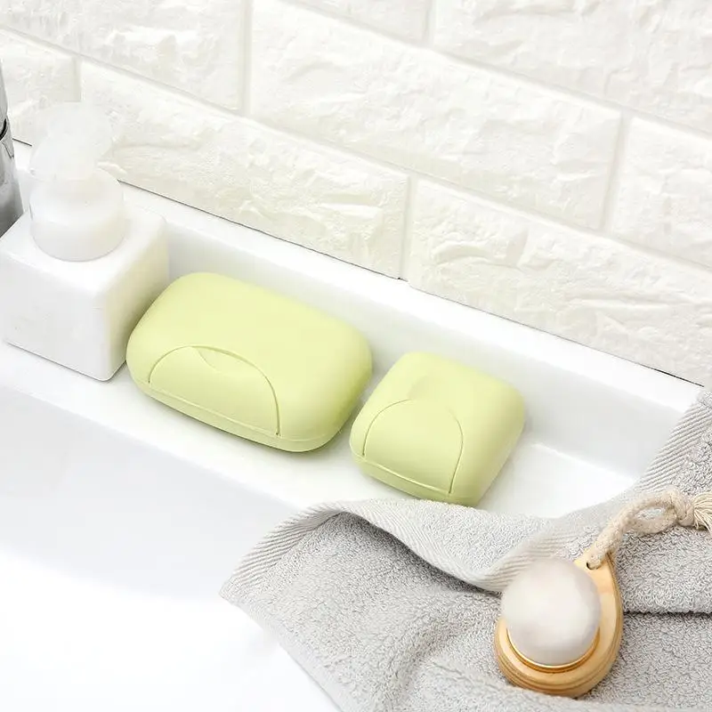 2 шт. портативная дорожная мыльная коробочка мыльница для ванной комнаты
