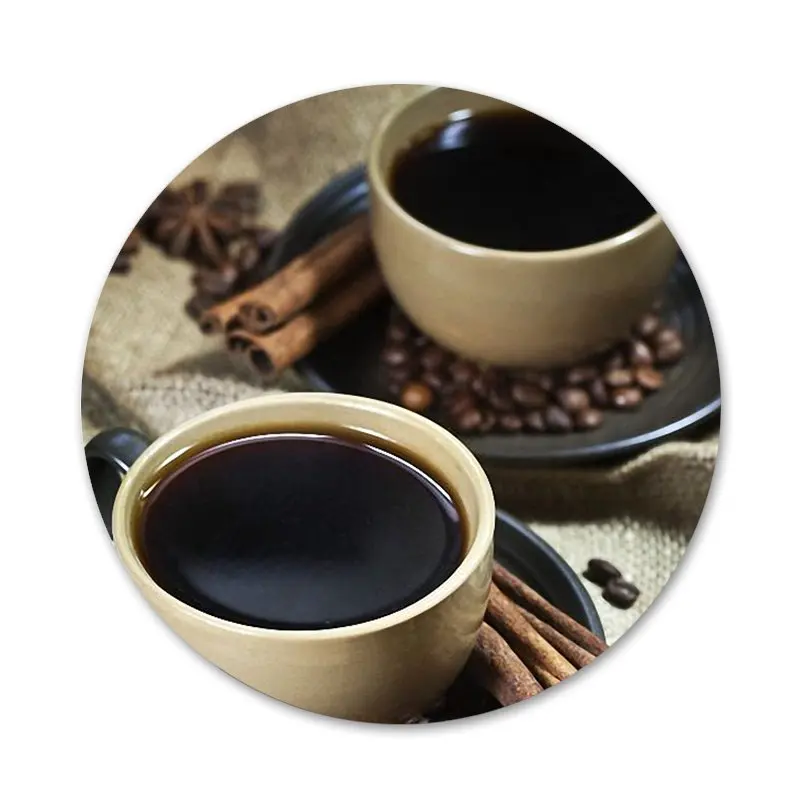 58 мм кофе в зернах значок брошь заколка аксессуары для одежды рюкзак украшения