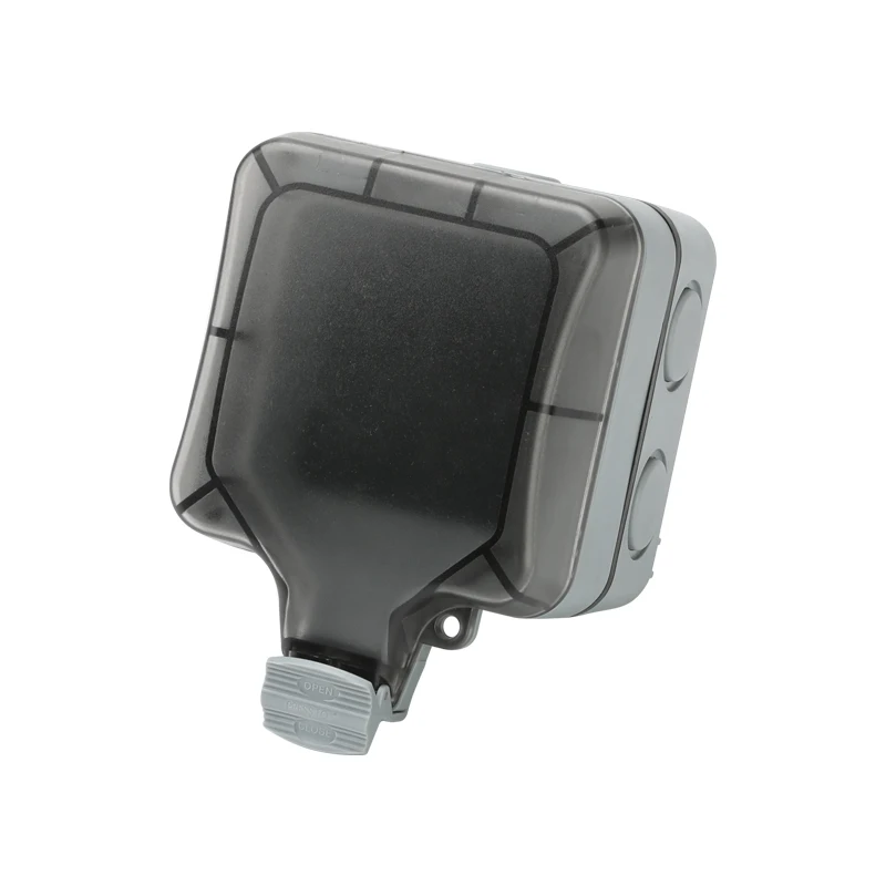 Защищенная от атмосферных воздействий Одиночная наружная розетка анклава не