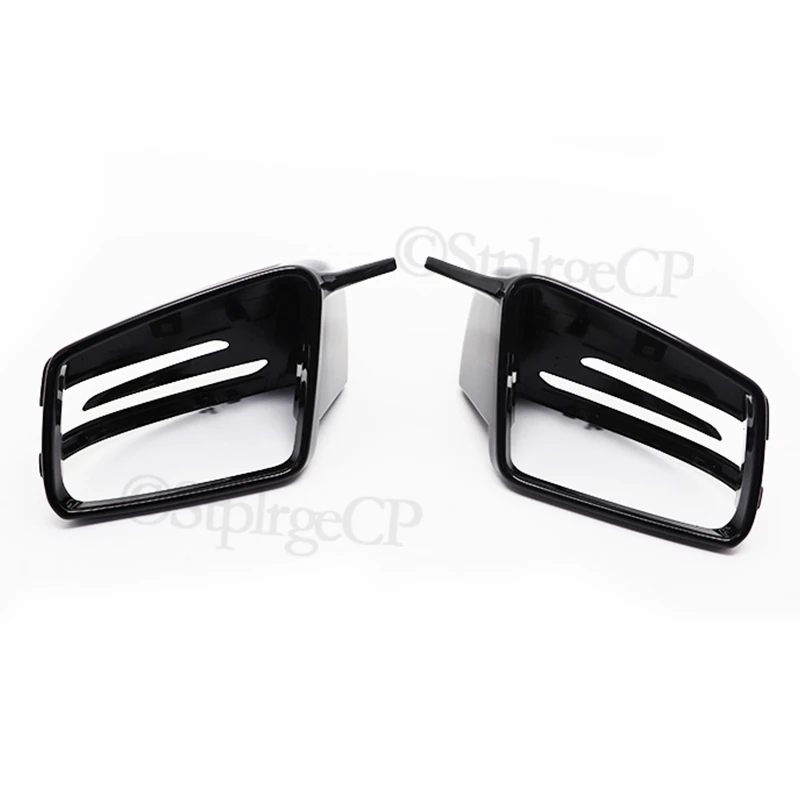 Черные боковые зеркальные крышки для Mercedes-Benz C класса W204 2008-2013 C180 C200 C250 C300 C350 C400 C43