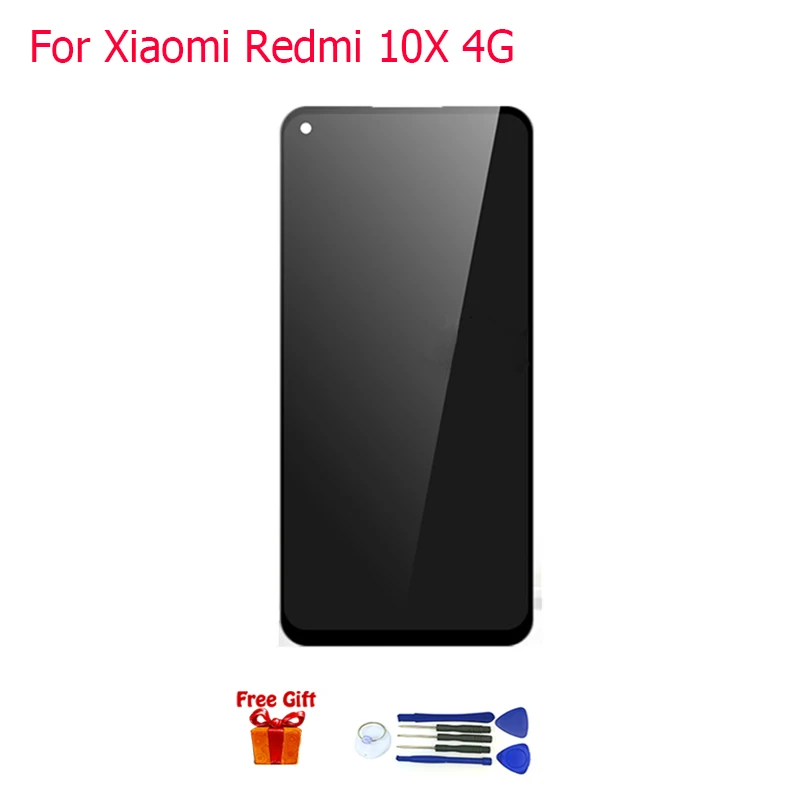 

ЖК-дисплей для Xiaomi redmi 10X 4G, сменный экран для Xiaomi redmi 10X, 4G, дигитайзер в сборе, сенсорная панель, модуль