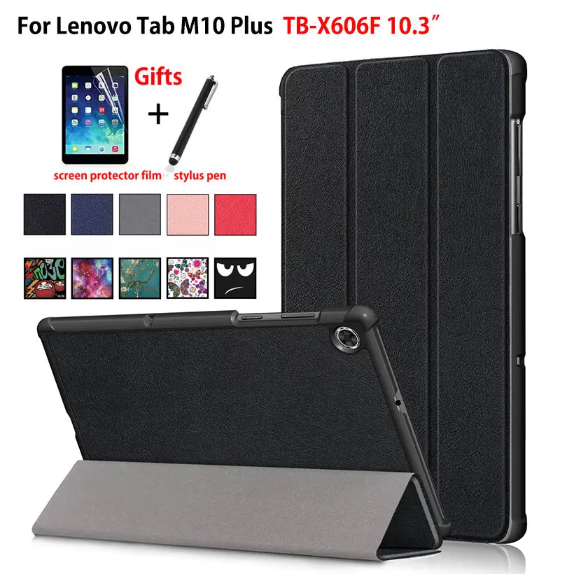 Чехол для Lenovo Tab M10 FHD Plus 10 3 дюйма тонкий магнитный складной чехол подставка с