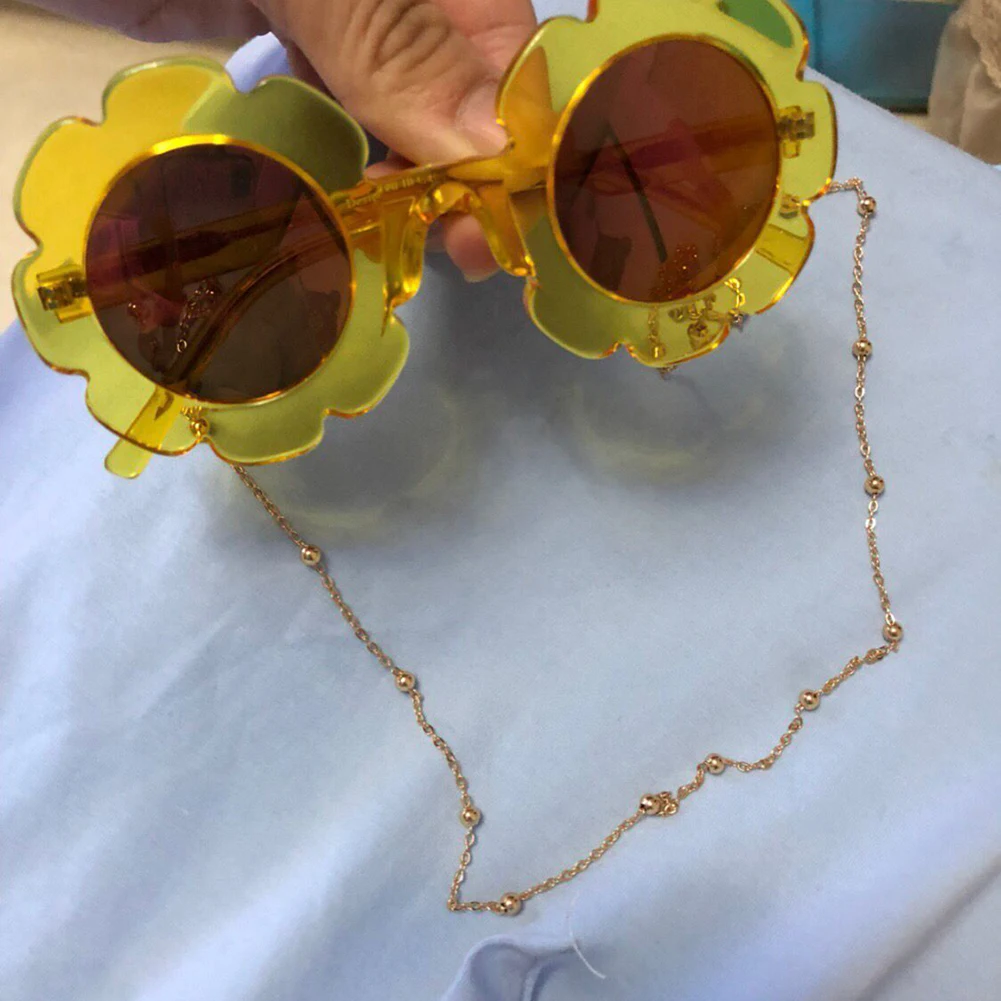 

Цепочка для очков Женская винтажная, модная шикарная цепь для очков для чтения, аксессуар для очков 70 см, с бусинами, на лето