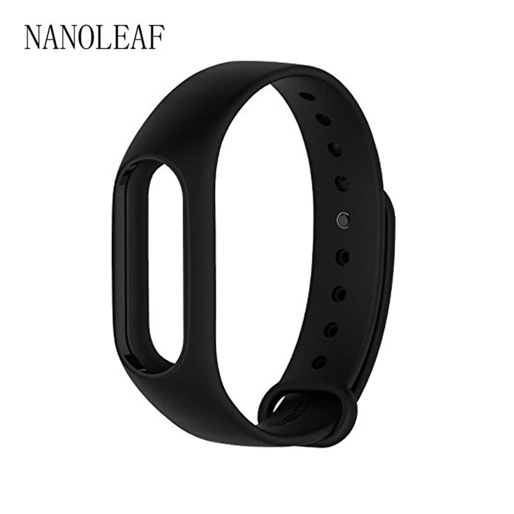 

Мягкий силиконовый ремешок для Xiaomi Mi Band 2 M2, сменный Браслет для смарт-часов, черный цвет