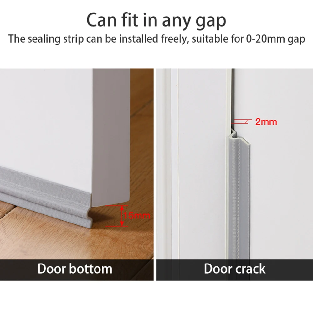 

2m Door Window Sealing Strips Pu Foam Self Adhesive Tape Waterproof Dustproof Sealing Tape Sound Insulation Tool Window Hardware