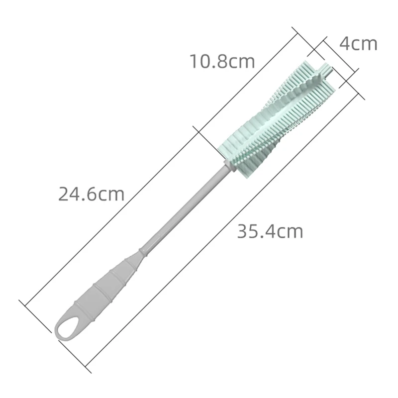 

1Pc Home Cleaning Brushes Kitchen Cleaning Tool Baby Nipple Brush For Bottle Cup Glass Washing Cleaning Cleaner Tool Brush